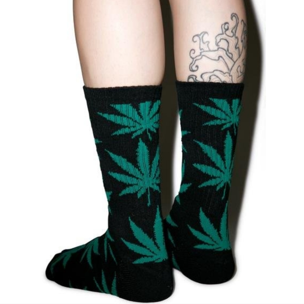 NWT Men's HUF Plantlife Crew Socks - Picture 10 of 11